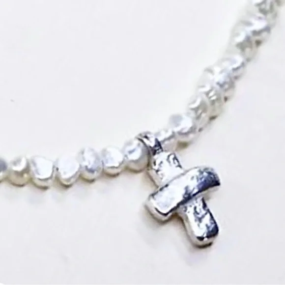 RARE Silpada Stunning Vintage Sterling Silver and Freshwater Pearl Necklace - Picture 2 of 9
